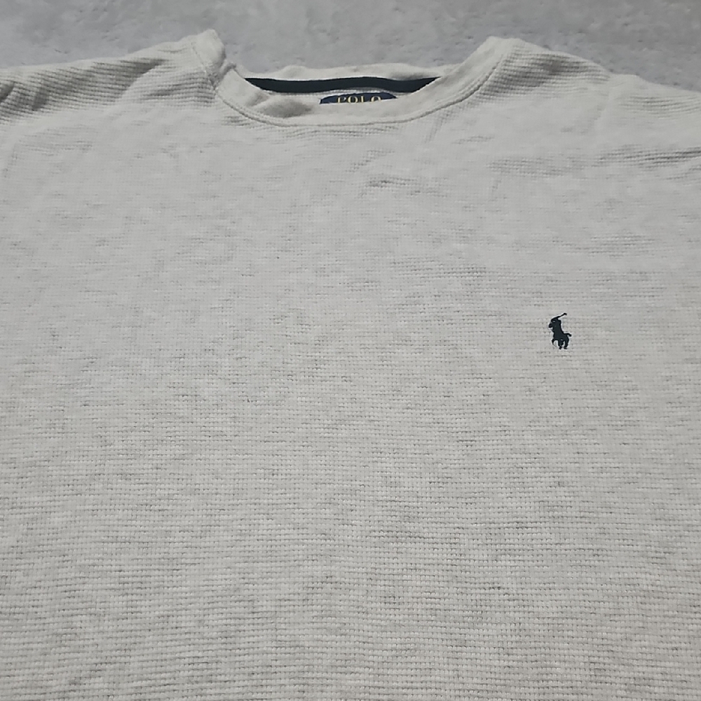 Polo by Ralph Lauren Mens Thermal-Knit Sleep Shirt